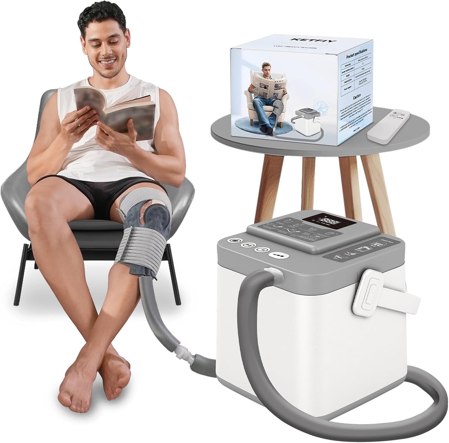 Cold Therapy Machine for Knee, Shoulder, Ankle and Back Relief