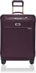 Medium Expandable Spinner Checked Luggage - Smooth 360 Rollability