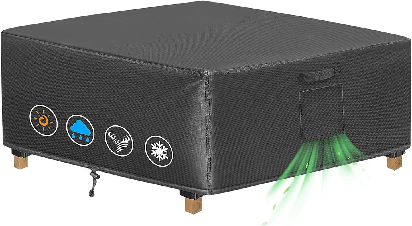 Square Patio Table Cover - Waterproof and UV Resistant Design