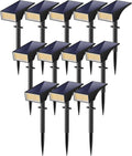 Solar Spotlights 12 Pack - 100 LED Outdoor Solar Landscape Lights