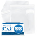 Crystal Clear Resealable Cello Poly Bags for Photos & Prints