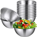 Stainless Steel Mixing Bowls Set 6 Pack - 54 oz Nesting Bowls