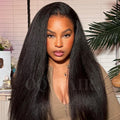OQ HAIR 9x6 M-Cap Kinky Straight Glueless Wig 24 in - Wear And Go