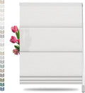 BERISSA Roman Shades for Windows 68in W x 66in H - Light Filtering