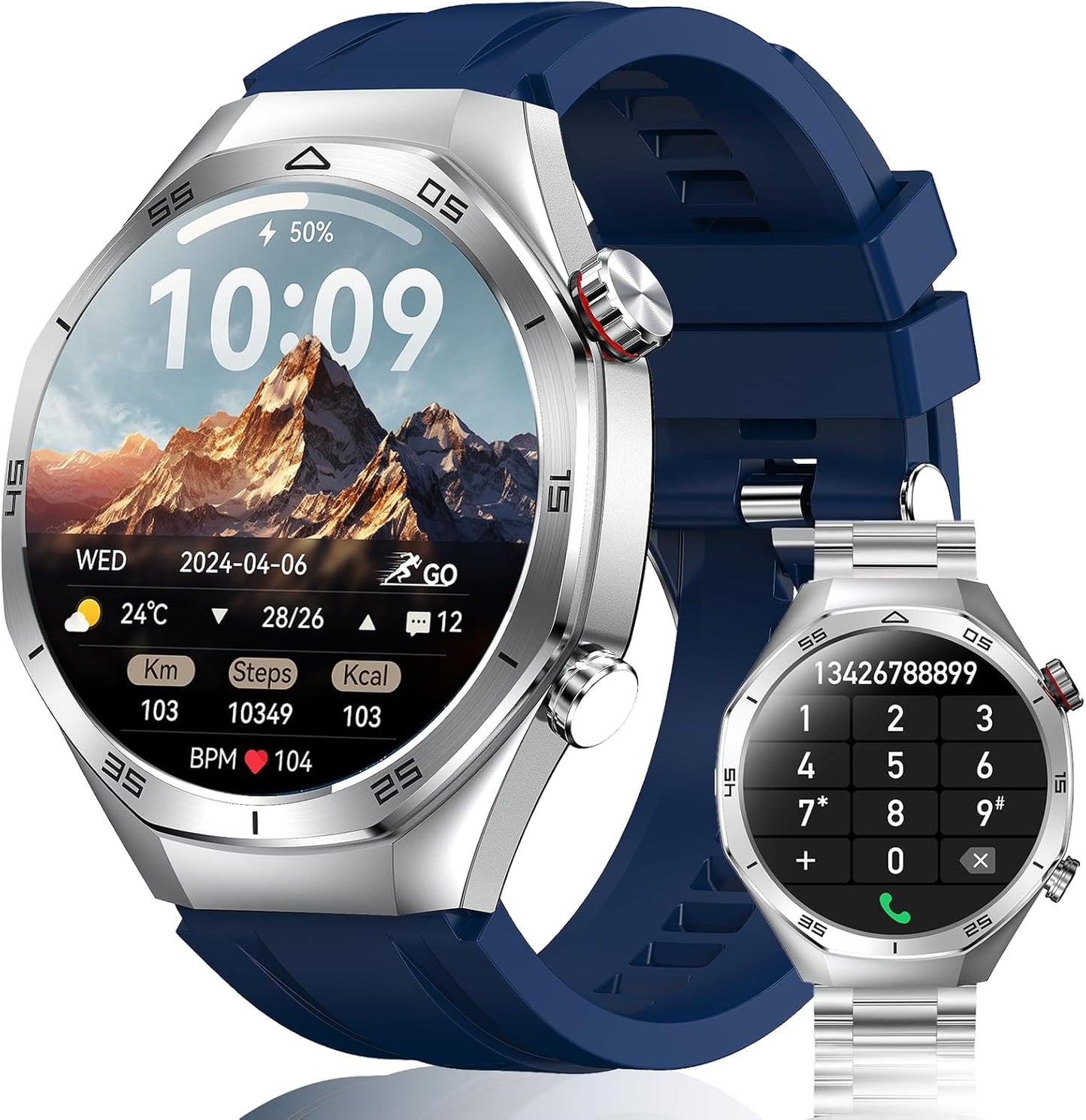 FILIEKEU Smart Watch: Heart Rate Monitor & IP68