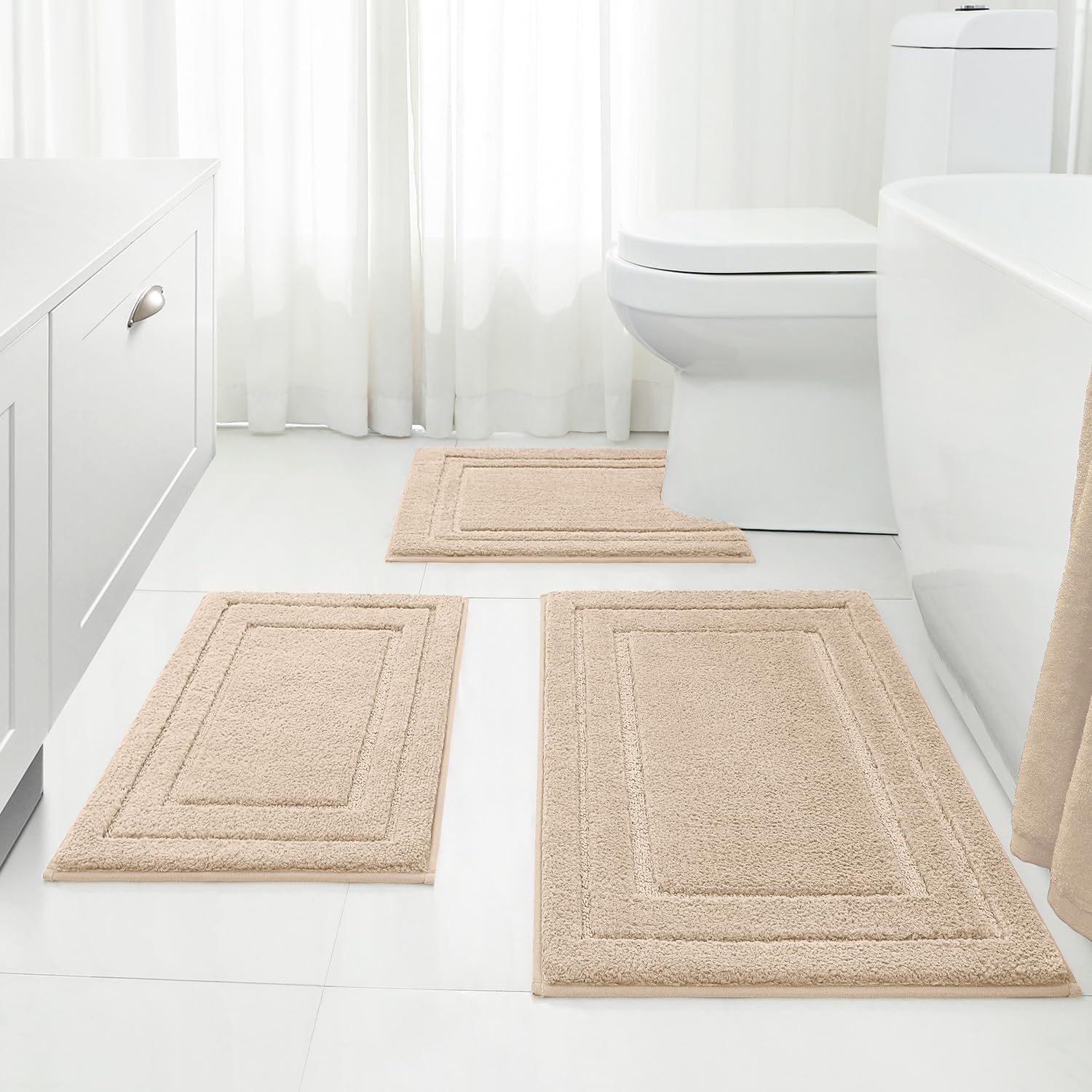 Super Soft and Absorbent Bathroom Rugs Sets for Every Home