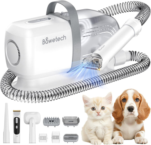 Bawetech B2 5-in-1 Dog Grooming Vacuum | Powerful 11000Pa Suction