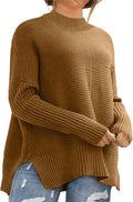 Womens Plus Size Ribbed Knit Tunic Sweater 1X-5X - Cozy Oversized Fit