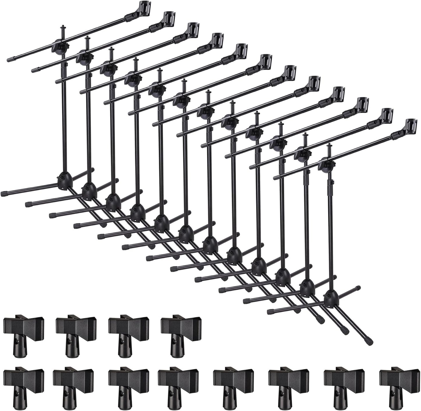 Adjustable Height Mic Tripod Stand for Live Streaming and Studio