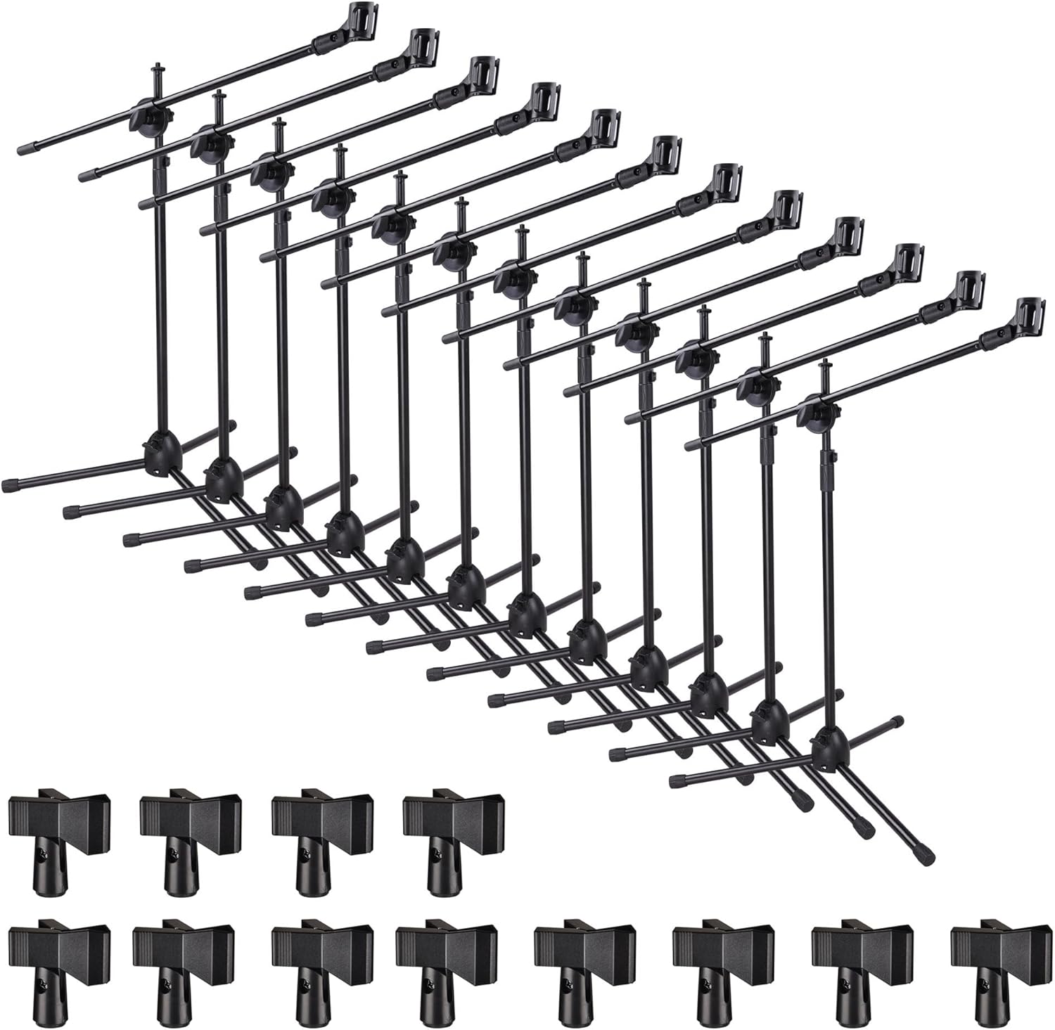 Adjustable Height Mic Tripod Stand for Live Streaming and Studio