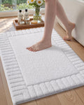 Color&Geometry Large Bath Rug 24x36 in - Soft Absorbent Non-Slip
