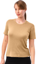Women's Short Sleeve Merino Wool Tee for Ultimate Comfort