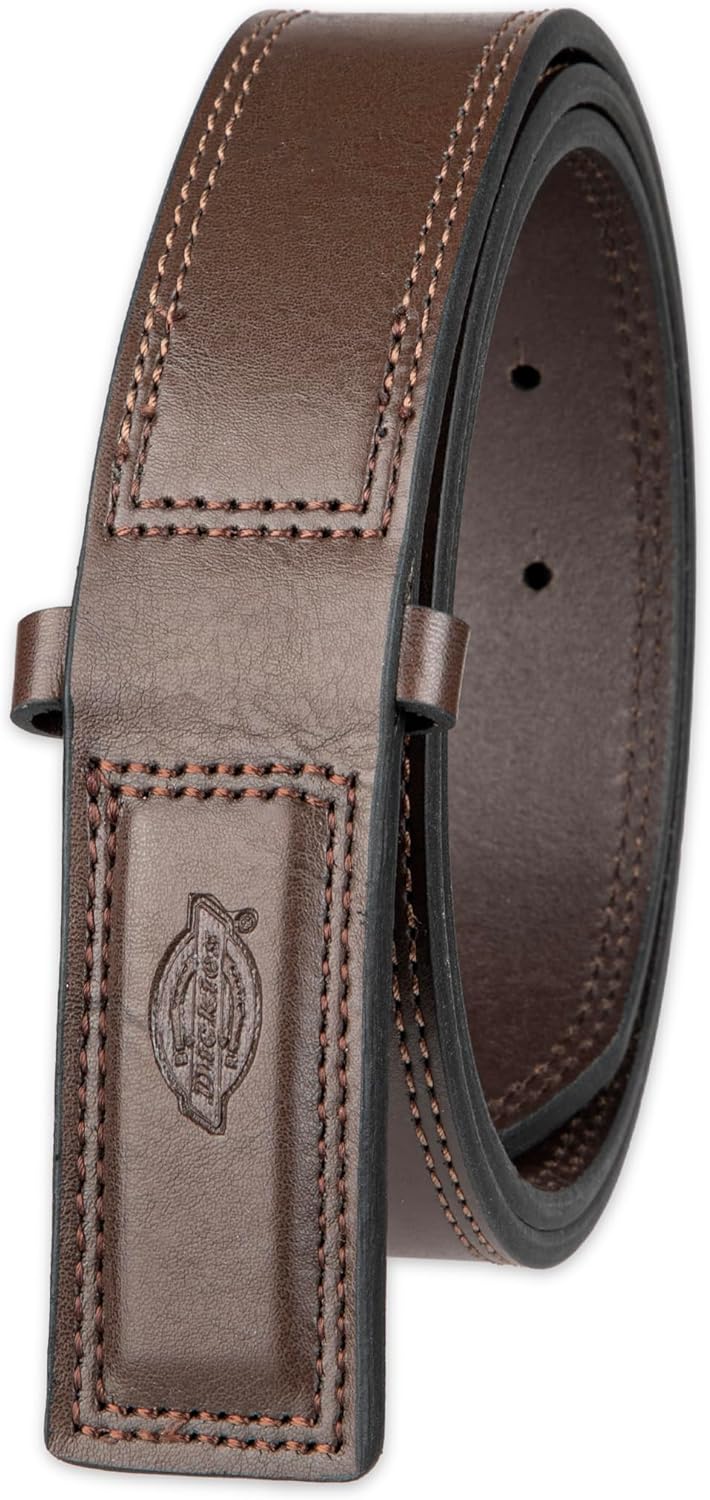 Dickies Men's Leather Mechanic No-Scratch Work Belt for Comfort