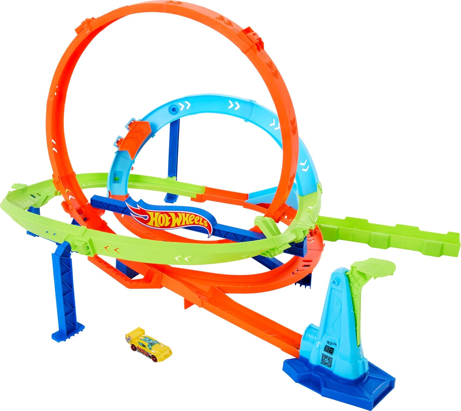Hot Wheels Action Loop Cyclone Challenge Track Set for Kids