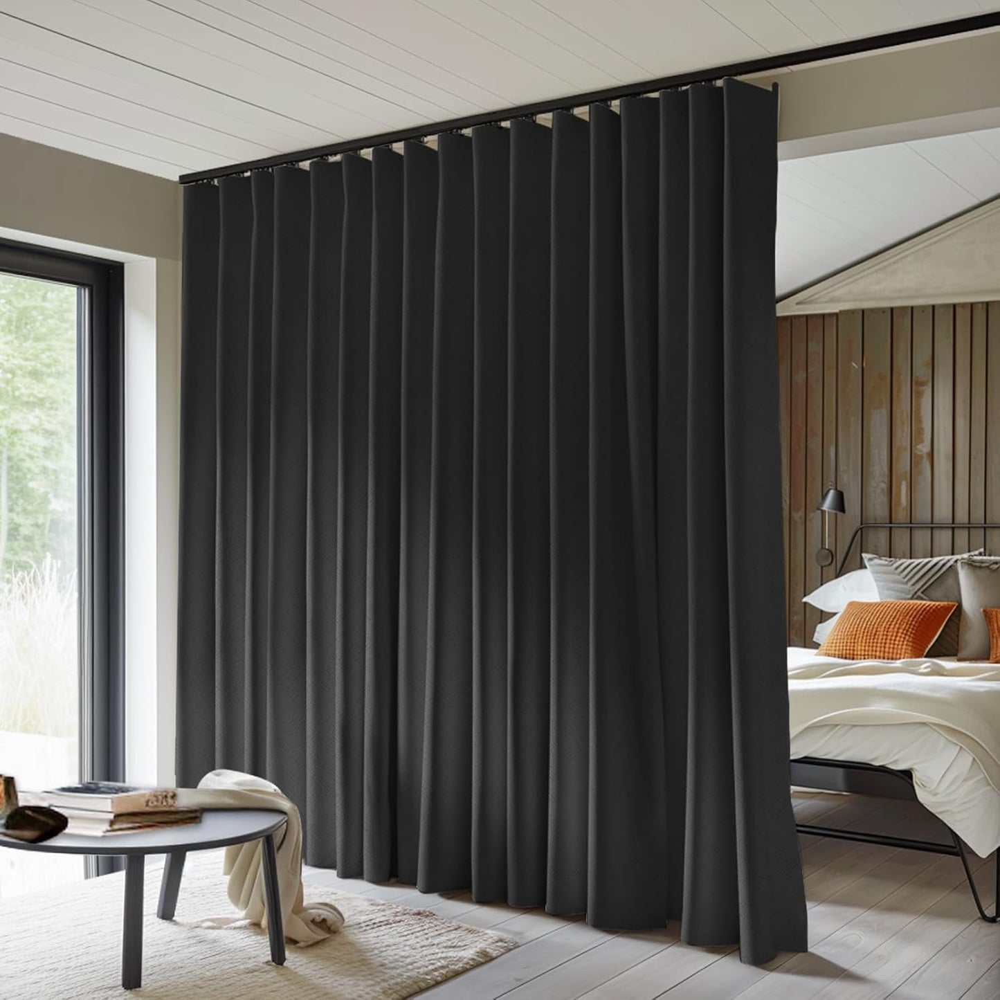 Room Divider Curtains for Total Blackout and Noise Reduction