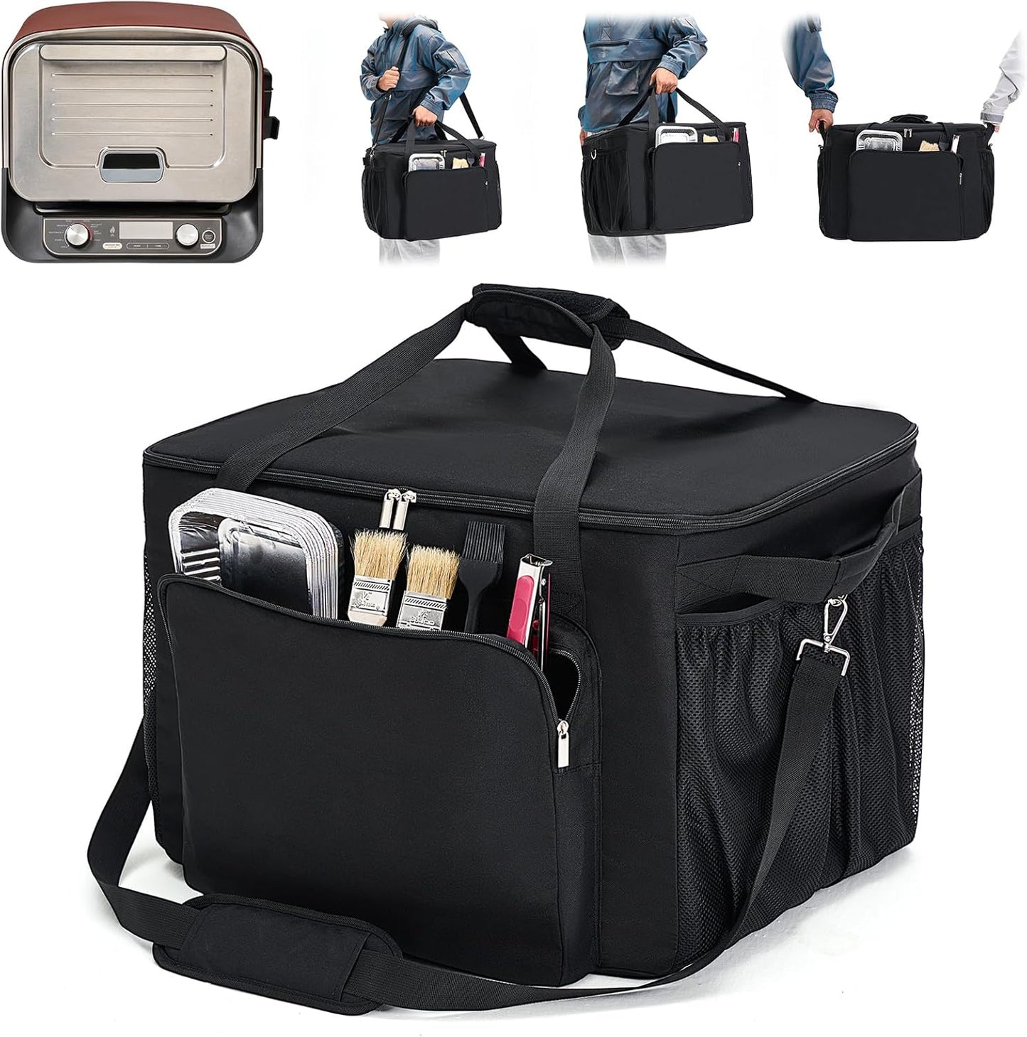 Carry Bag for Ninja Pizza Oven with Padded Protection and Straps
