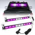 Switchable 4 Colors Emergency Strobe Light Bar - High Visibility