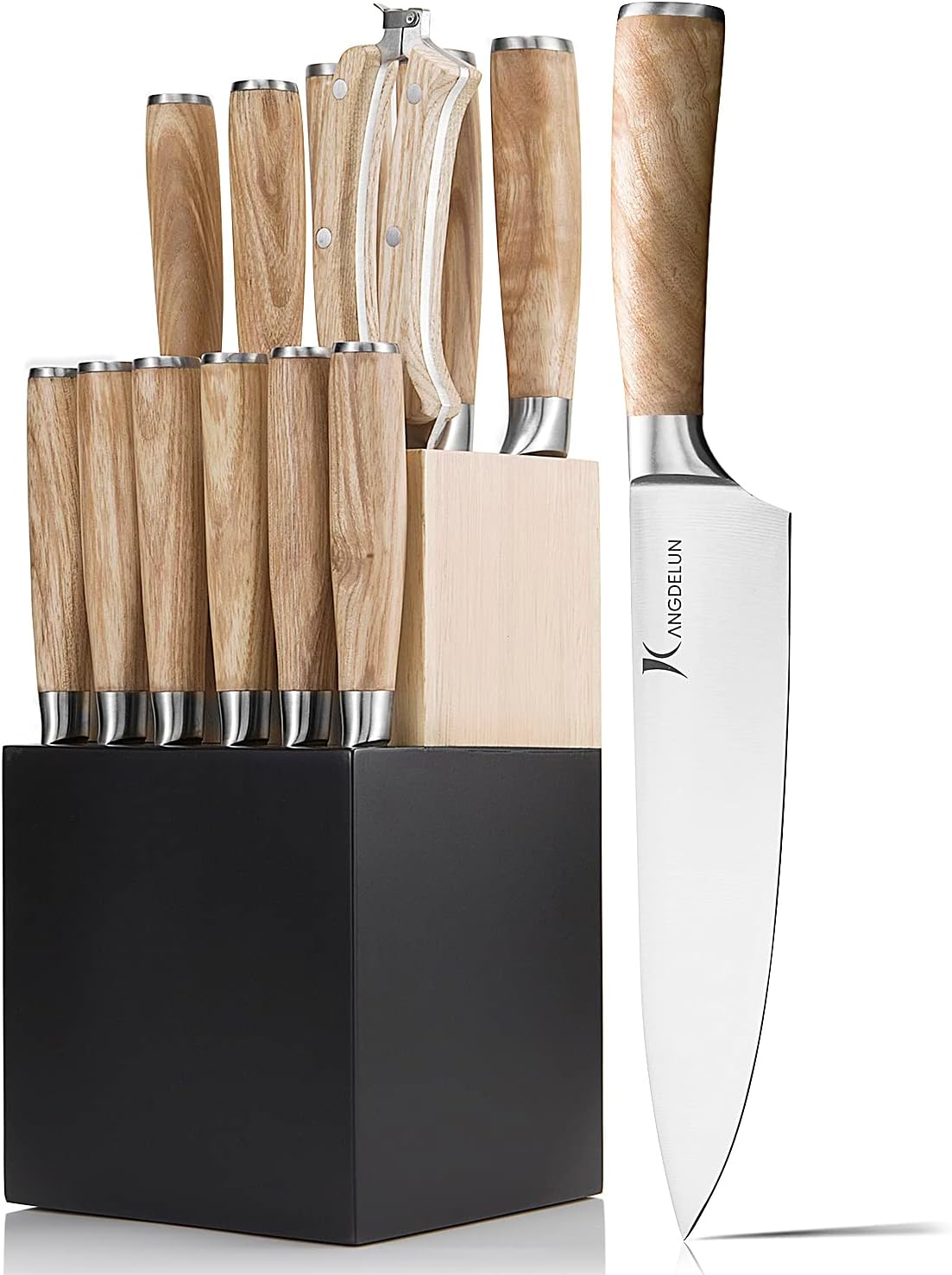 Natura Series 14 PCS Knife Block Set for Precision Cooking