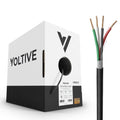 Voltive 14/4 Speaker Wire 14 AWG 4 Conductor - 500ft Box