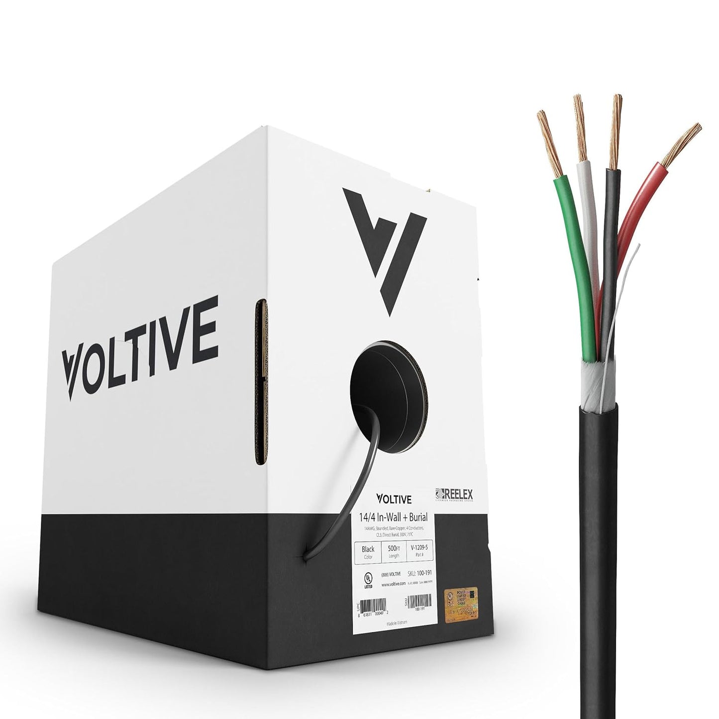 Premium 14 AWG 4 Conductor Speaker Wire for All Applications