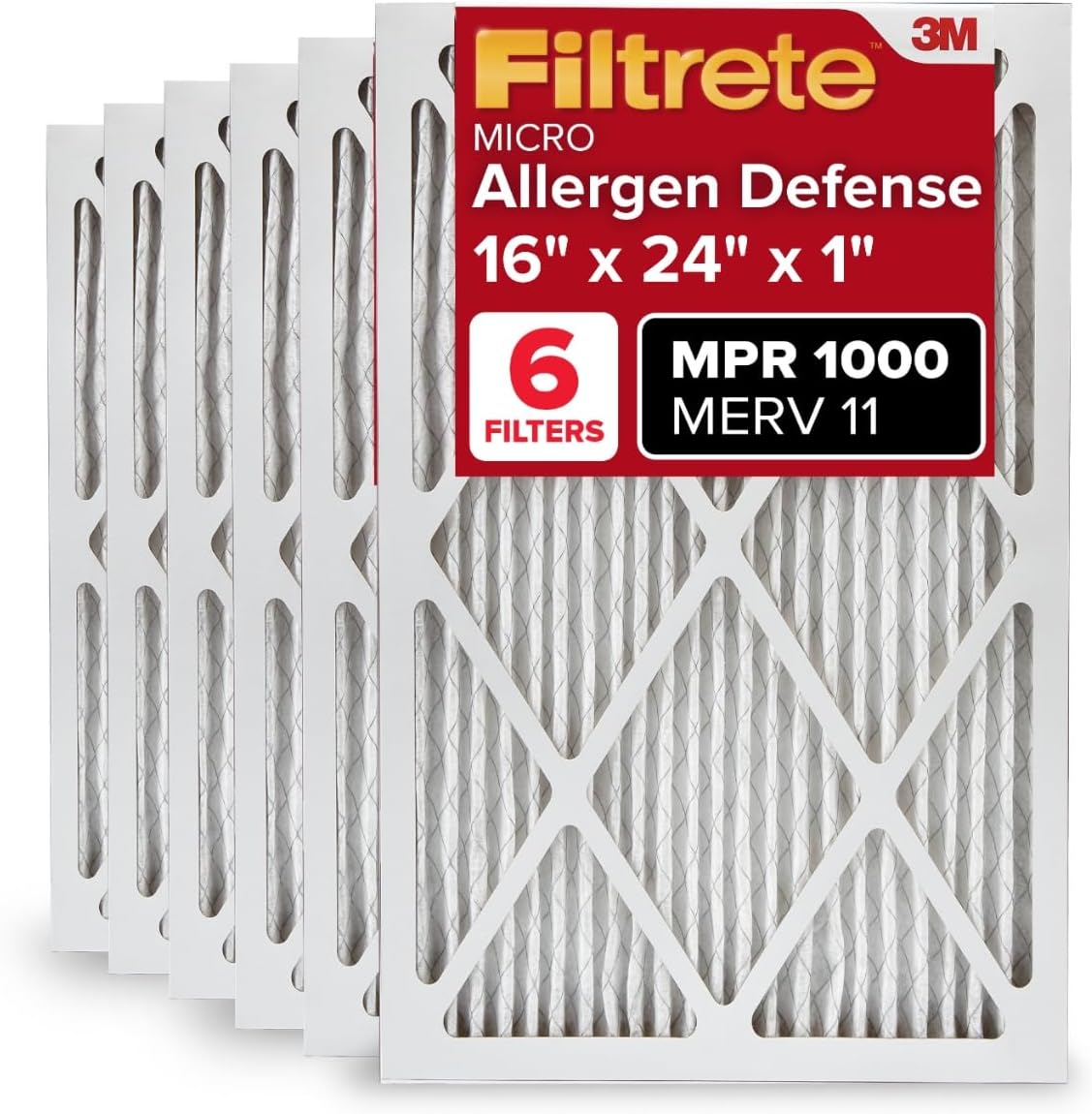 Filtrete 16x24x1 AC Furnace Air Filter for Cleaner Air