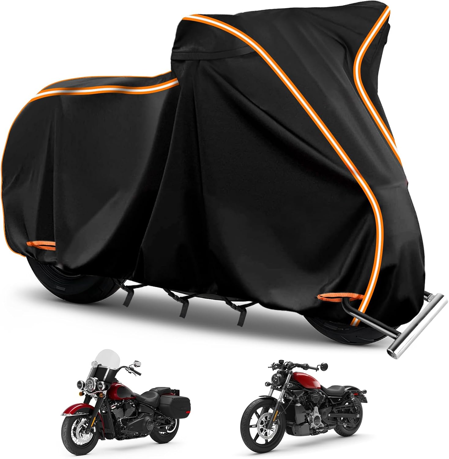 420D Waterproof Motorcycle Cover for Harley Davidson Models
