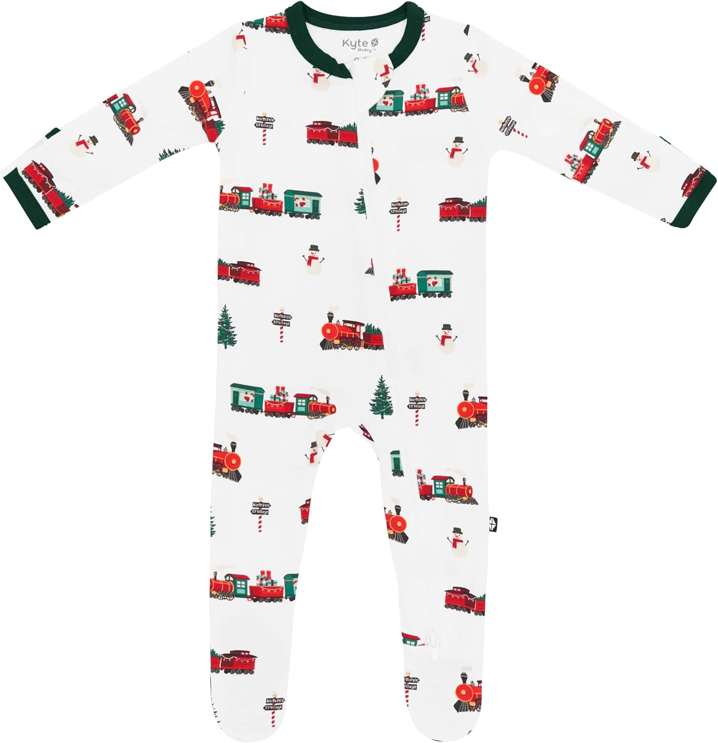 KYTE BABY Unisex Zipper Closure Footies for Infants 0-24 Months