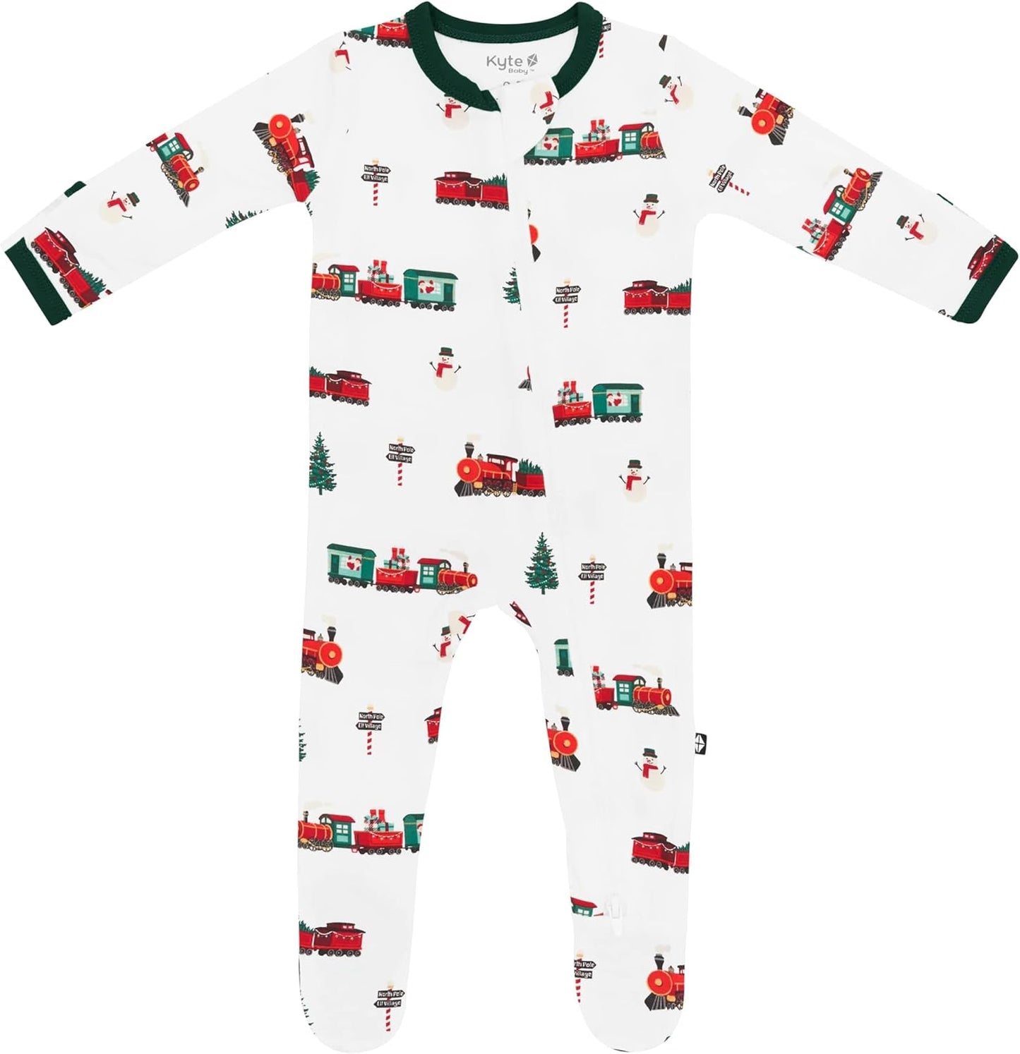 KYTE BABY Unisex Zipper Closure Footies for Infants 0-24 Months