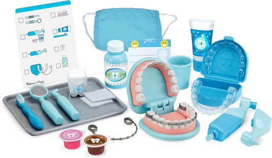 Melissa & Doug Super Smile Dentist Kit: Pretend Play Set for Kids