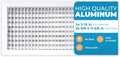 Aluminum 24 x 10 in Air Vent Cover for Wall AC Grille - Durable White