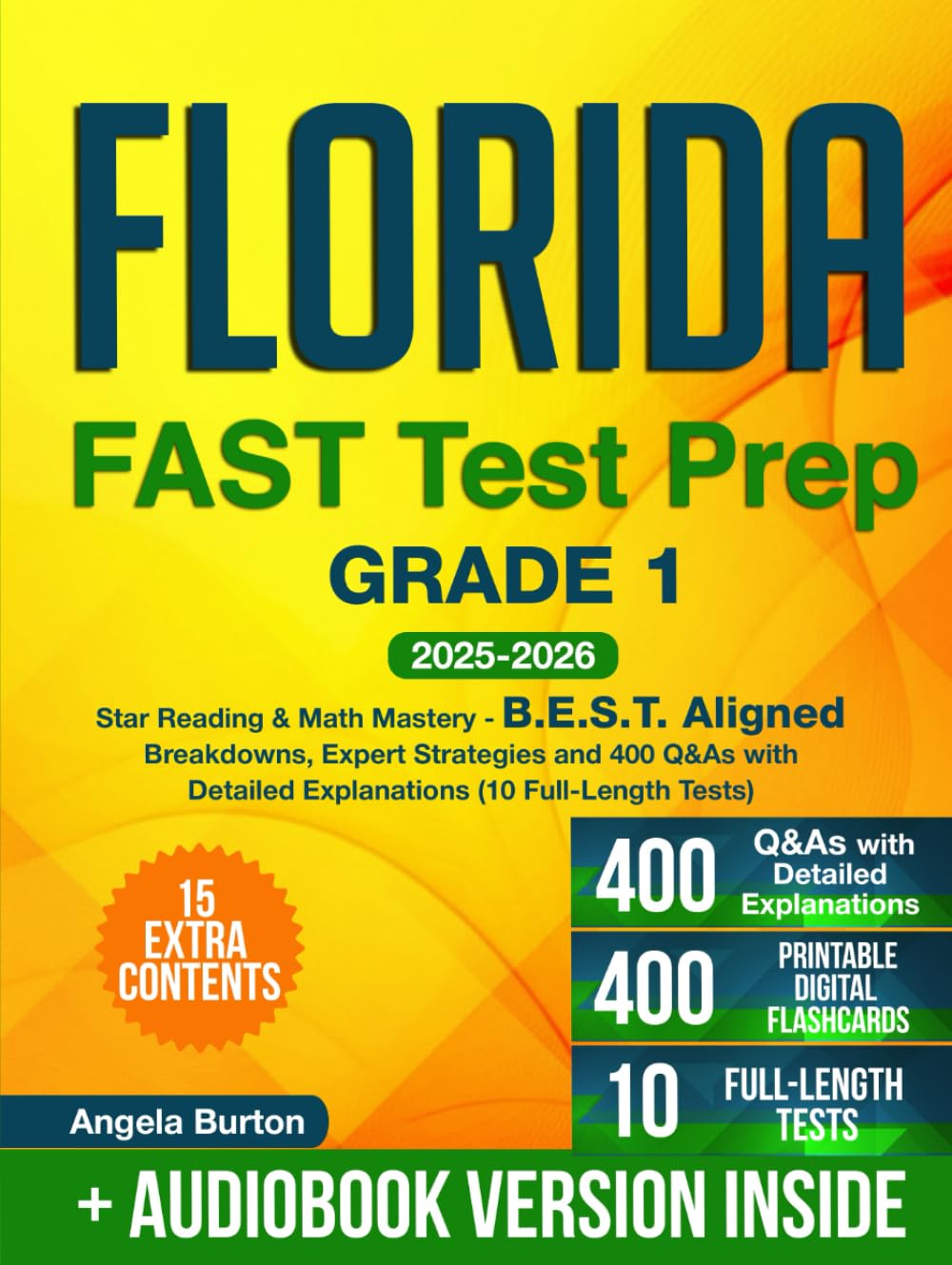 Florida FAST Test Prep Grade 1: Master Reading & Math Skills