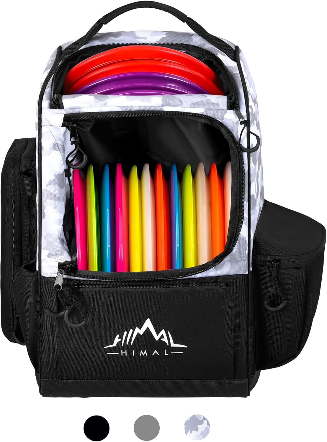 Himal Outdoors Disc Golf Bag - 30+ Disc Capacity for Ultimate Organization
