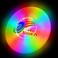 Xeuch RGB Light-Up Flying Disc - 16 Modes, 6 Hours Gameplay