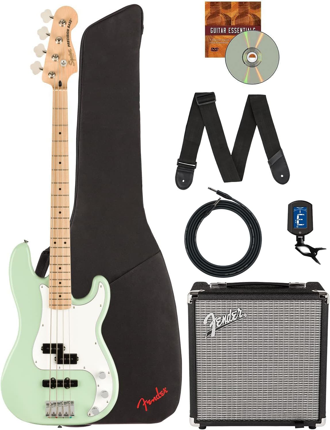 Fender Squier Affinity Precision Bass PJ Bundle with Rumble 15