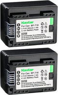 Kastar Battery BP-718 (2-Pack) Replacement for Canon Camcorders - Long