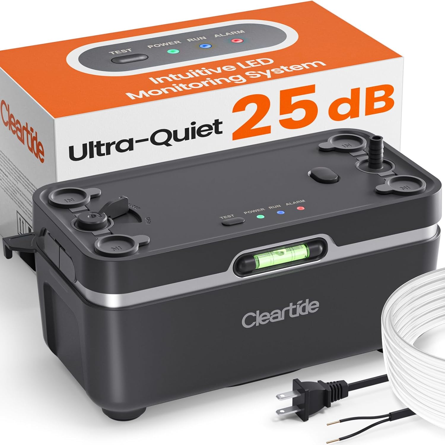 Cleartide Condensate HVAC Pump: Ultra-Quiet 25dB Performance