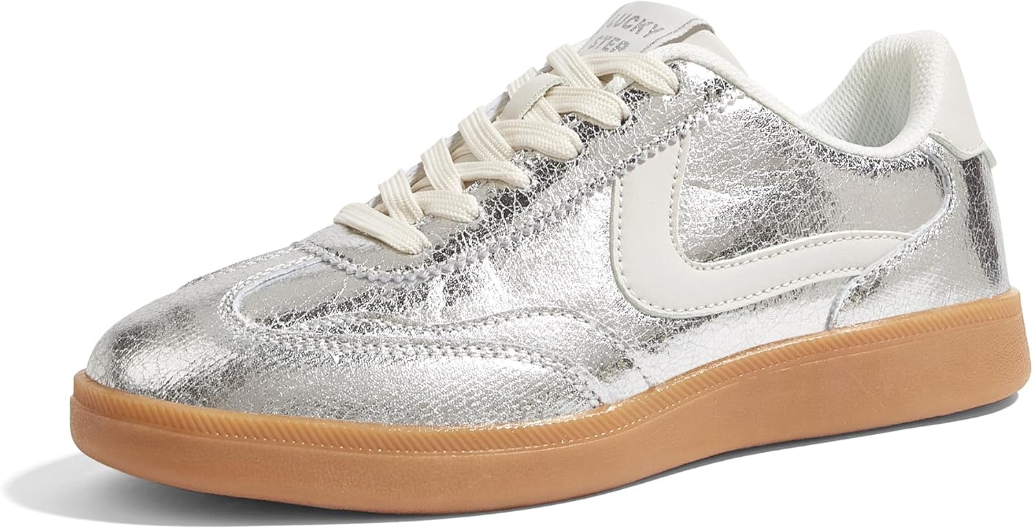 LUCKY STEP Women's Retro Fashion Sneakers for Casual Comfort