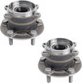 TRQ 2 Piece Rear Wheel Bearing & Hub Assembly Set AWD Compatible