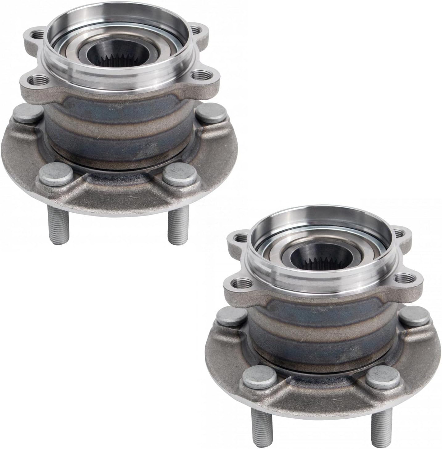 TRQ Rear Wheel Bearing & Hub Assembly Set for Mazda CX-9 2016-2022