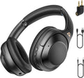 Riibox Y7Pro Hybrid ANC Over-Ear Headphones - Deep Bass, 75H Playtime