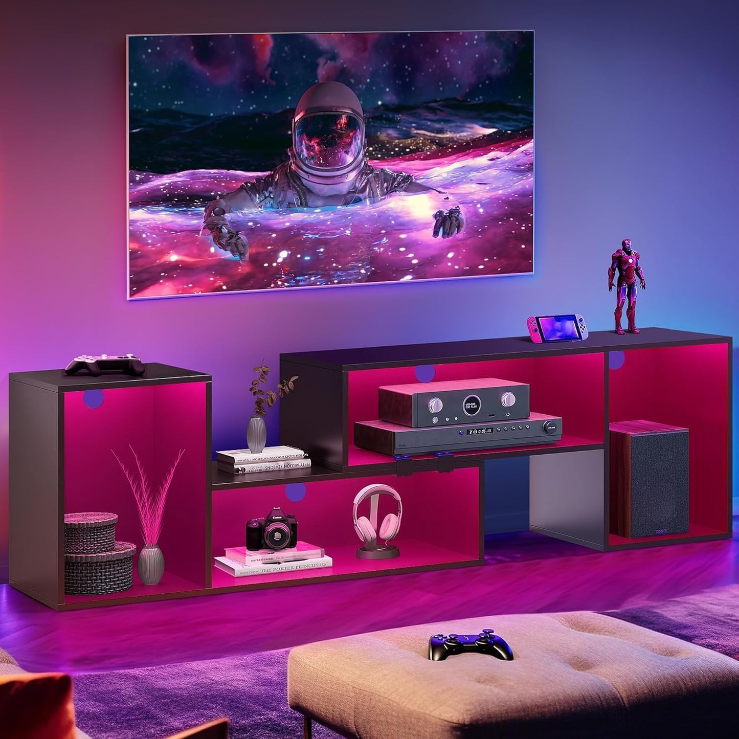 Transform Your TV Space: YITAHOME LED TV Stand