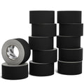 Lockport Black Gaffers Tape 2 in x 30 Yds 12 Pack - No Residue, Heavy