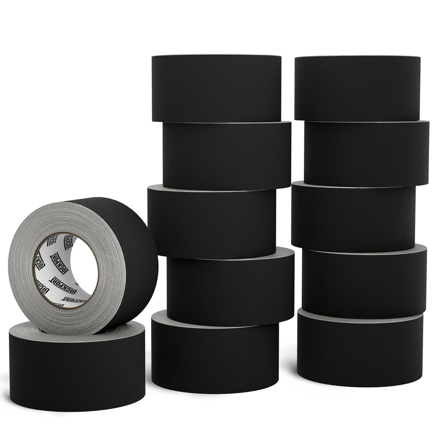 Lockport Black Gaffers Tape 2 Inch x 30 Yards - Pro Quality
