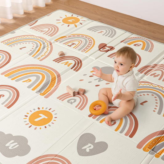 Blissful Diary Reversible Foam Playmat - Waterproof - 78''x50''