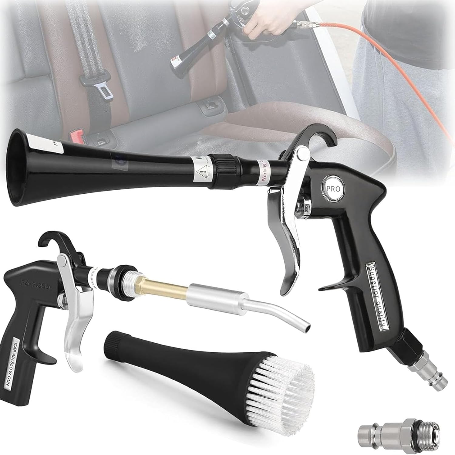 Saker Tornado Dry Cleaning Gun for Professional Car Detailing