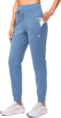 Fleece Lined High Waisted Joggers for Women - Warm, Water (Style NFJZ)