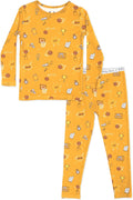 Bellabu Bear Two-Piece Pajama Set for Boys & Girls - Rayon from Bamboo