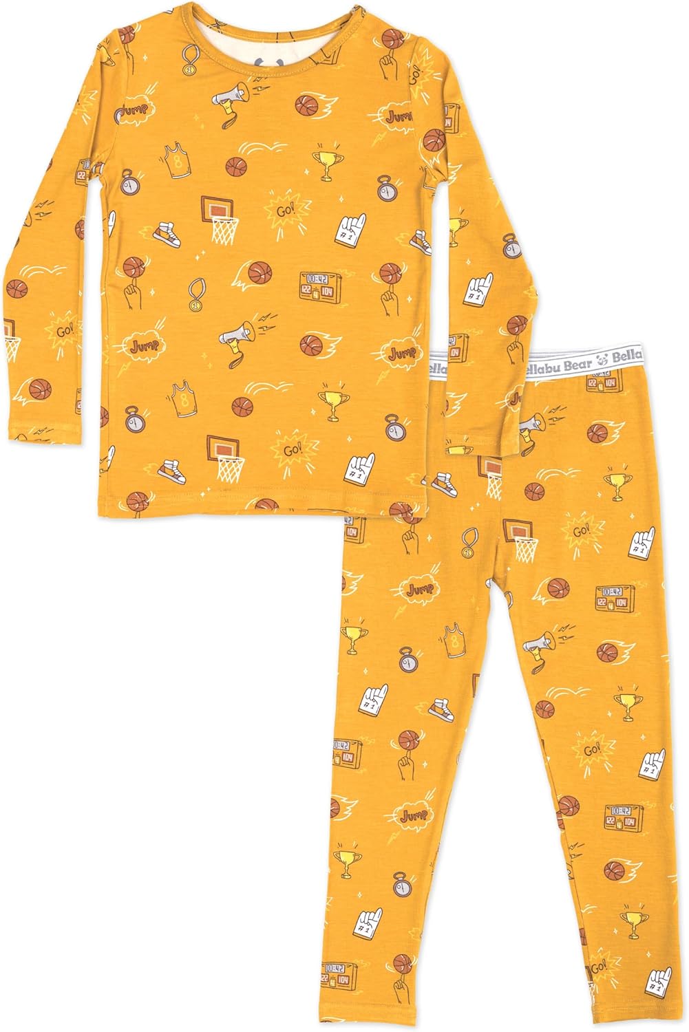 Bellabu Bear Two-Piece Pajama Set for Boys & Girls - Soft Comfort