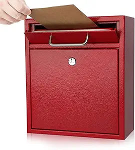 KYODOLED Locking Wall Mount Mailbox - Secure and Stylish Design