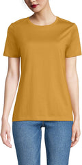 Lands' End Women's Relaxed Supima Cotton Crew Neck TShirt - Soft